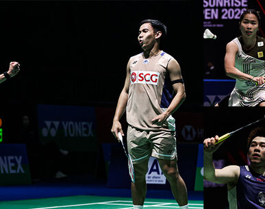 "วิว-เมย์" ฟอร์มดุควง "บาส-เฟม" ลิ่วรอบก่อนรองฯแบดมินตันอินเดีย โอเพ่น 