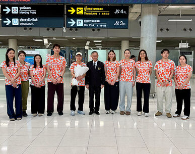 เม ศุภนิดา กลับถึงไทย หลังคว้าแชมป์แบดมินตันสวิส โอเพ่น 